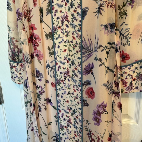 BCBGMaxAzria Sheer Floral maxi dress - Picture 2 of 6